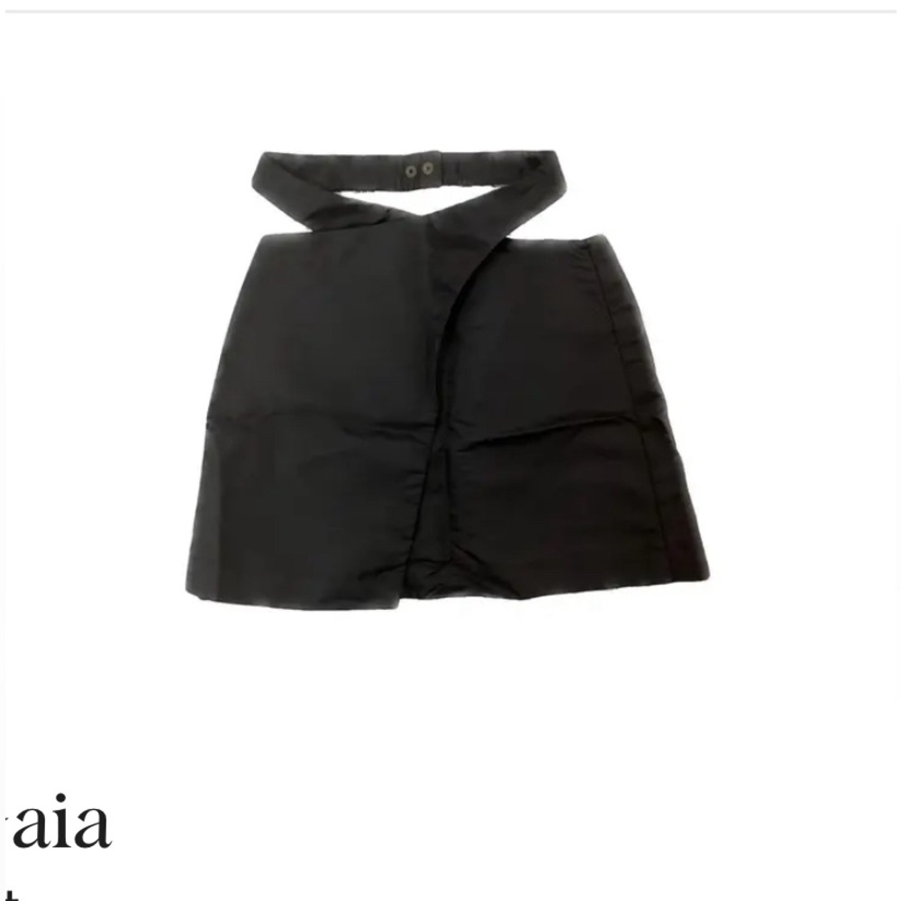 Cult Gaia nylon mini skirt
